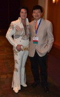 Photo with Elvis Presley during Awards Banquet