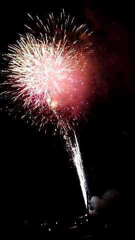 USS Midway Fireworks 1